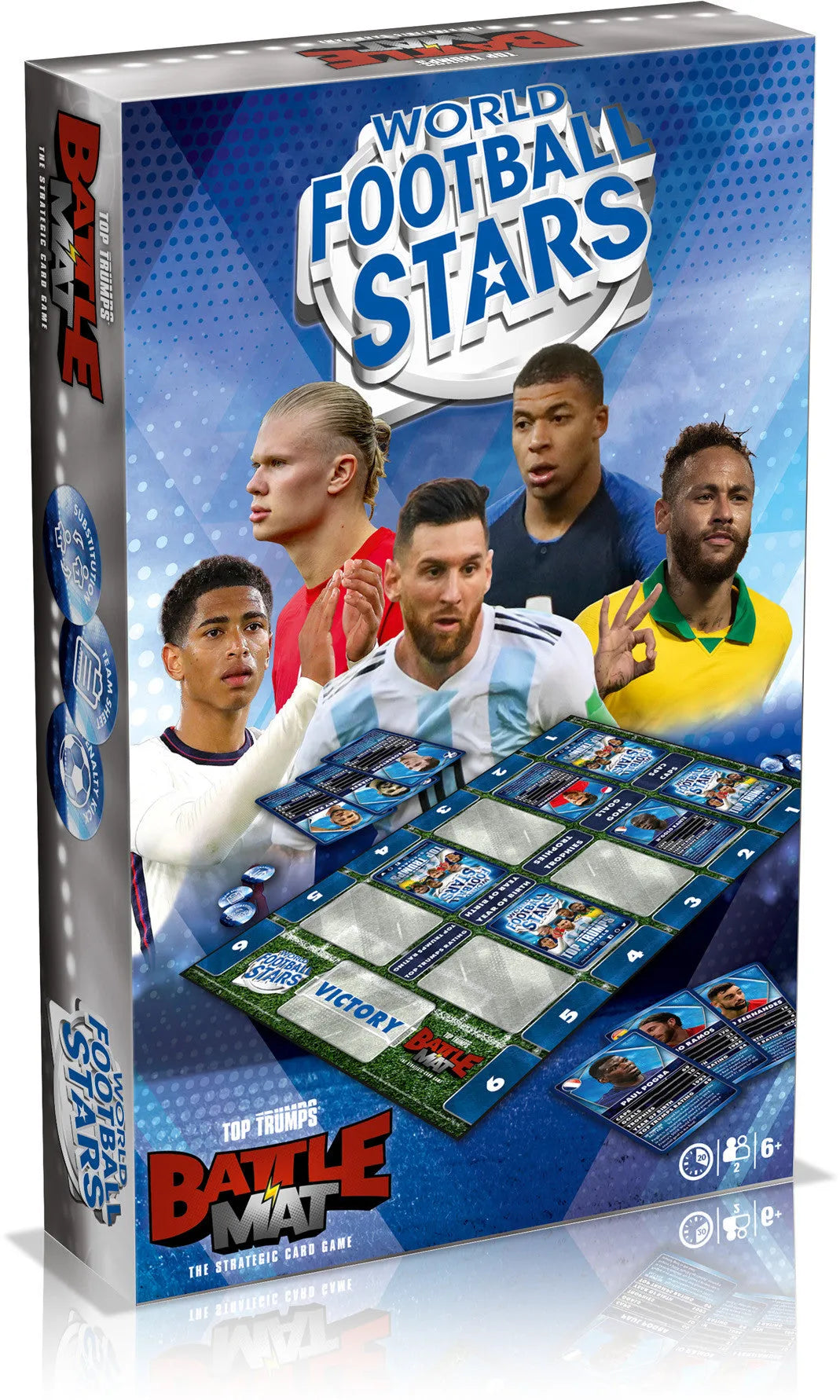 VR-114303 World Football Stars Top Trumps Battlemat - Winning Moves - Titan Pop Culture