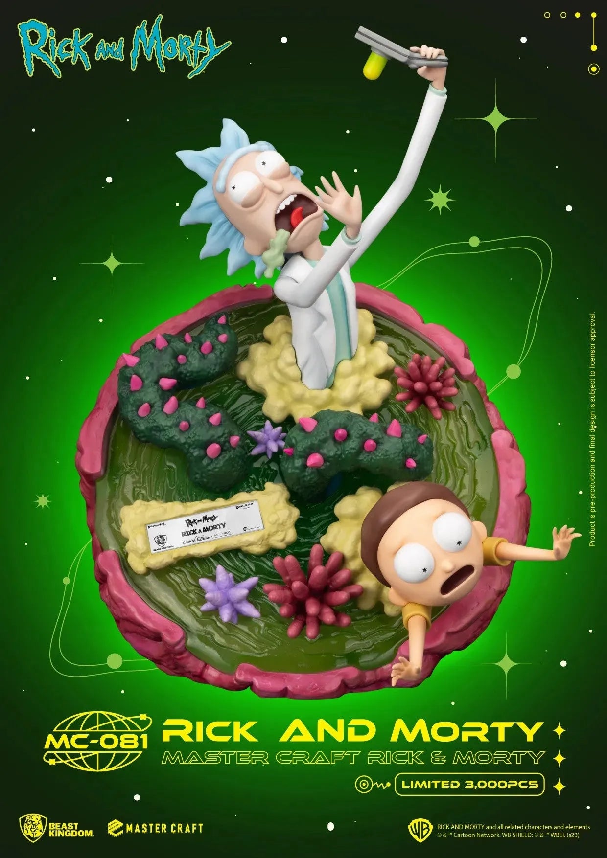 VR-114726 Beast Kingdom Master Craft Rick and Morty - Rick & Morty - Beast Kingdom - Titan Pop Culture