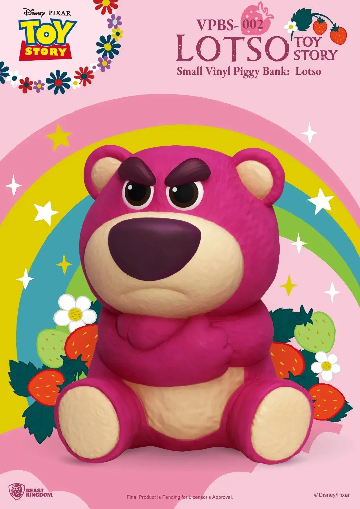 VR-114999 Beast Kingdom Piggy Bank Vinyl Small Toy Story Lotso - Beast Kingdom - Titan Pop Culture