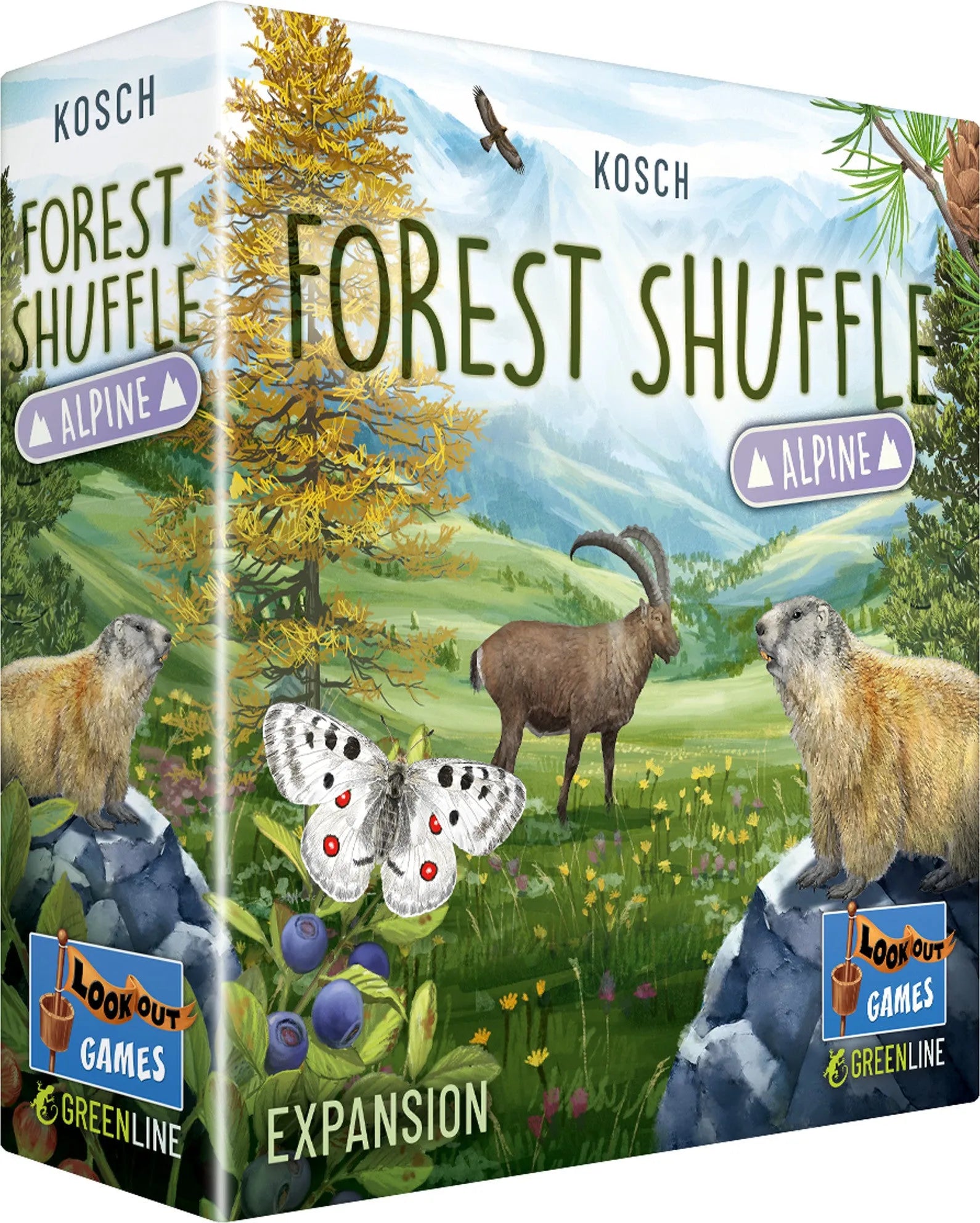 VR-115031 Forest Shuffle Alpine Expansion - Lookout Games - Titan Pop Culture