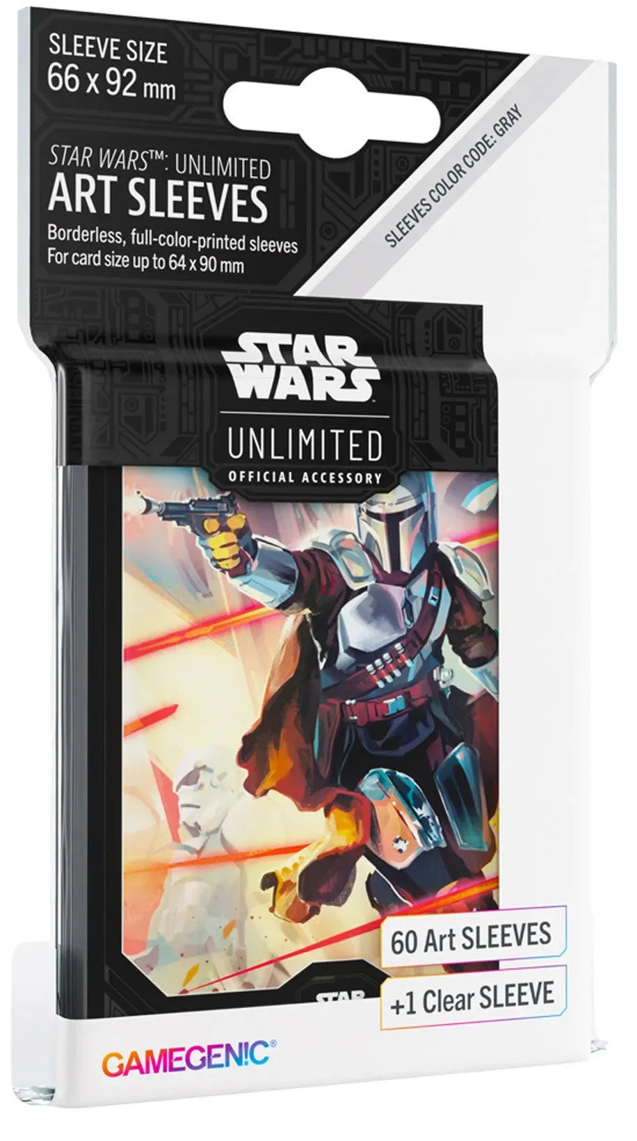 VR-115035 Gamegenic Star Wars Unlimited Art Sleeves - Mandalorian - Gamegenic - Titan Pop Culture