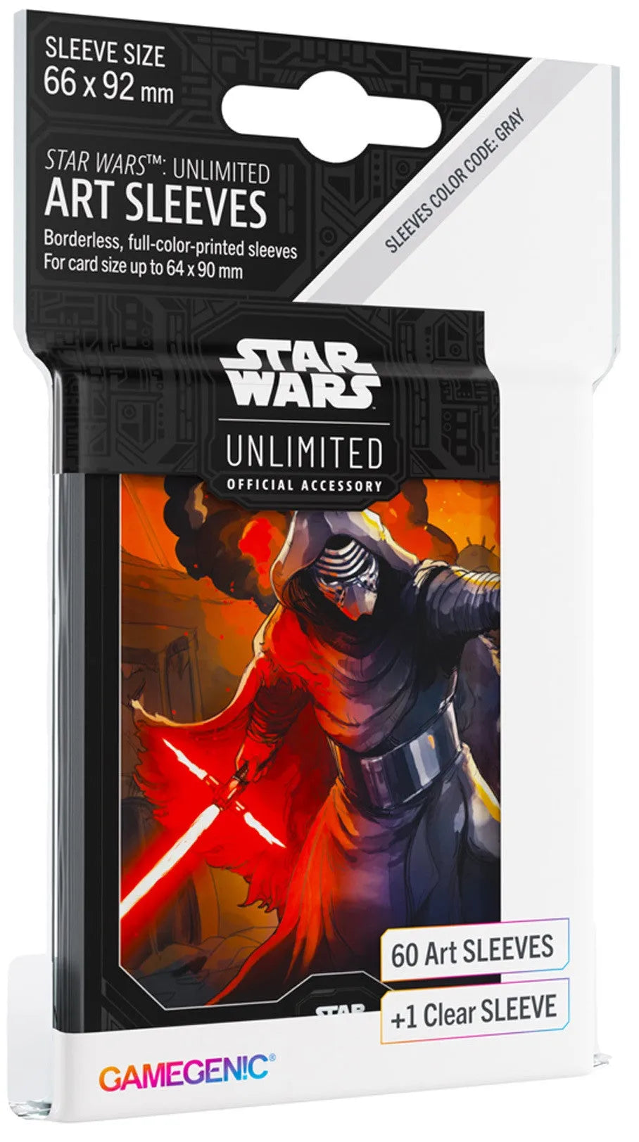 VR-115040 Gamegenic Star Wars Unlimited Art Sleeves - Kylo Ren - Gamegenic - Titan Pop Culture