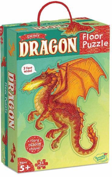 VR-115404 Floor Puzzle Dragon 55 Pieces - Peaceable Kingdom - Titan Pop Culture