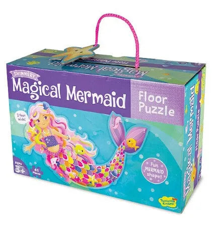 VR-115410 Floor Puzzle Magical Mermaid 41 Pieces - Peaceable Kingdom - Titan Pop Culture