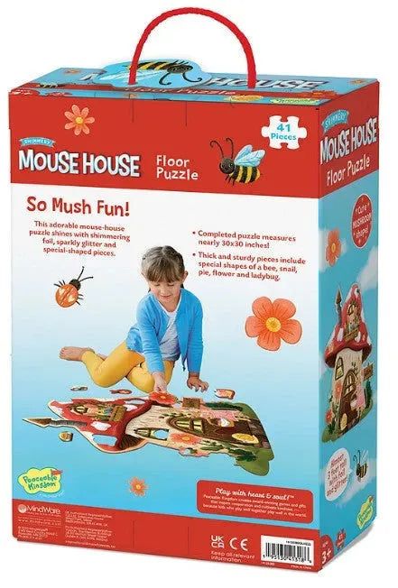 VR-115411 Floor Puzzle Mouse House 41 Pieces - Peaceable Kingdom - Titan Pop Culture