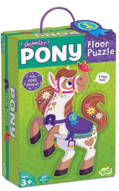 VR-115412 Floor Puzzle Pony 41 Pieces - Peaceable Kingdom - Titan Pop Culture