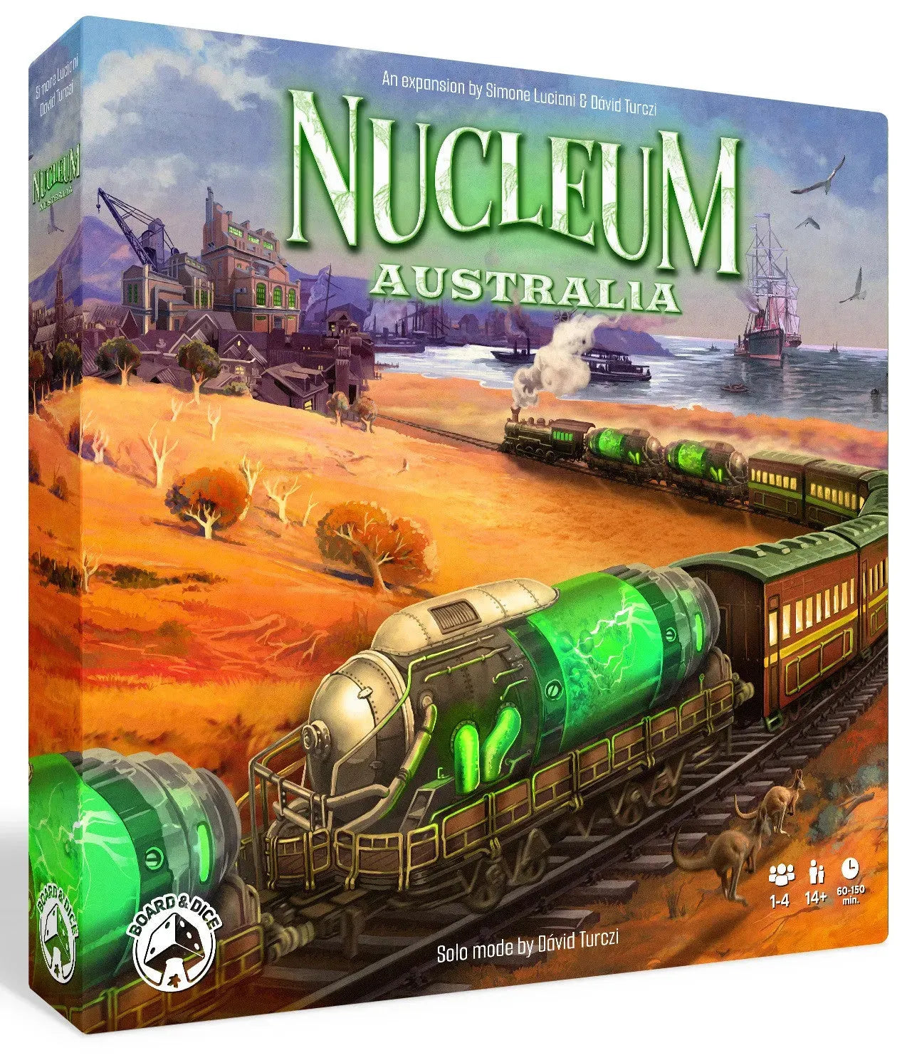 VR-115461 Nucleum Australia Expansion - Board & Dice - Titan Pop Culture