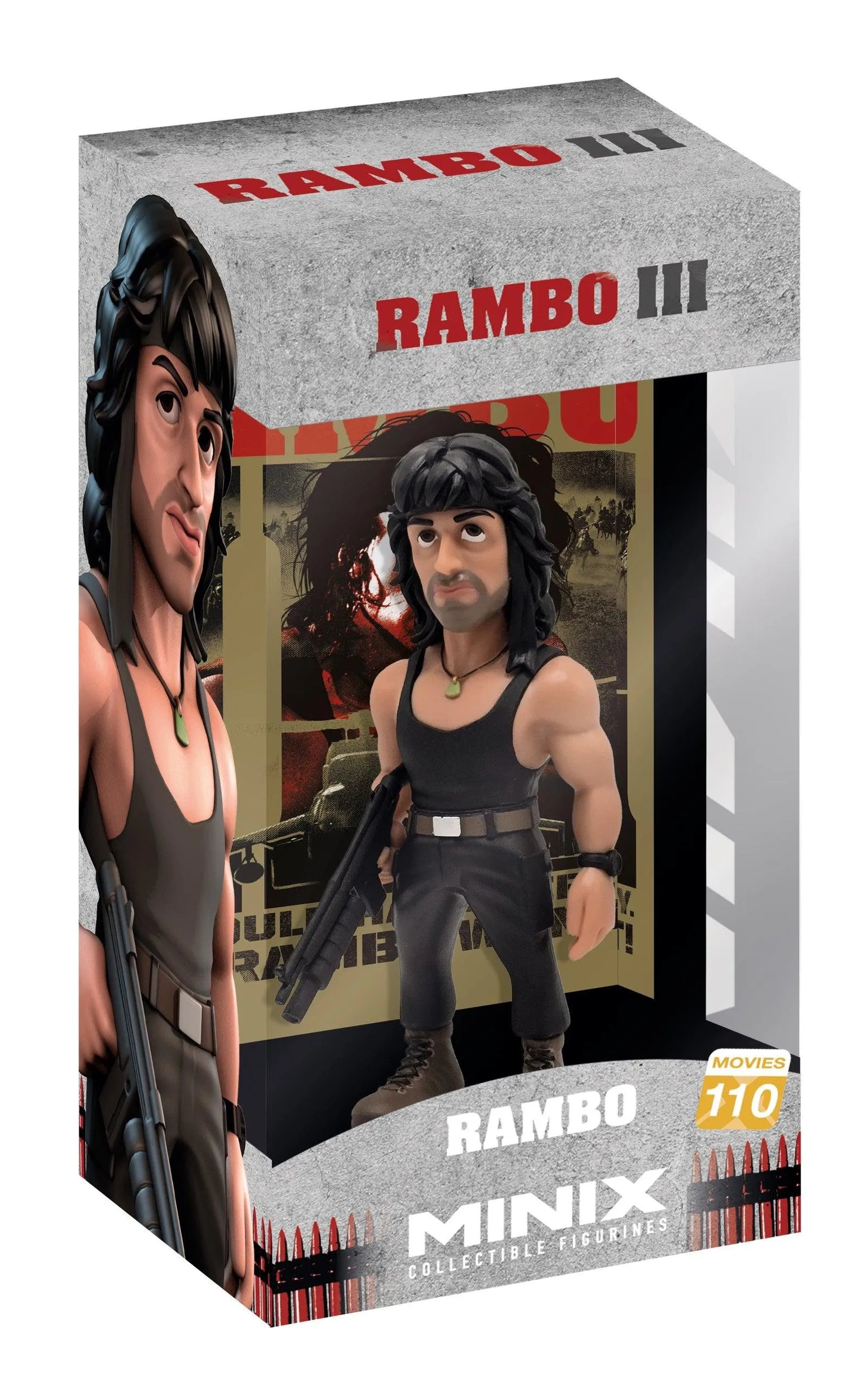 VR-115698 MINIX Rambo 3 Rambo with Singlet 110 - MINIX - Titan Pop Culture