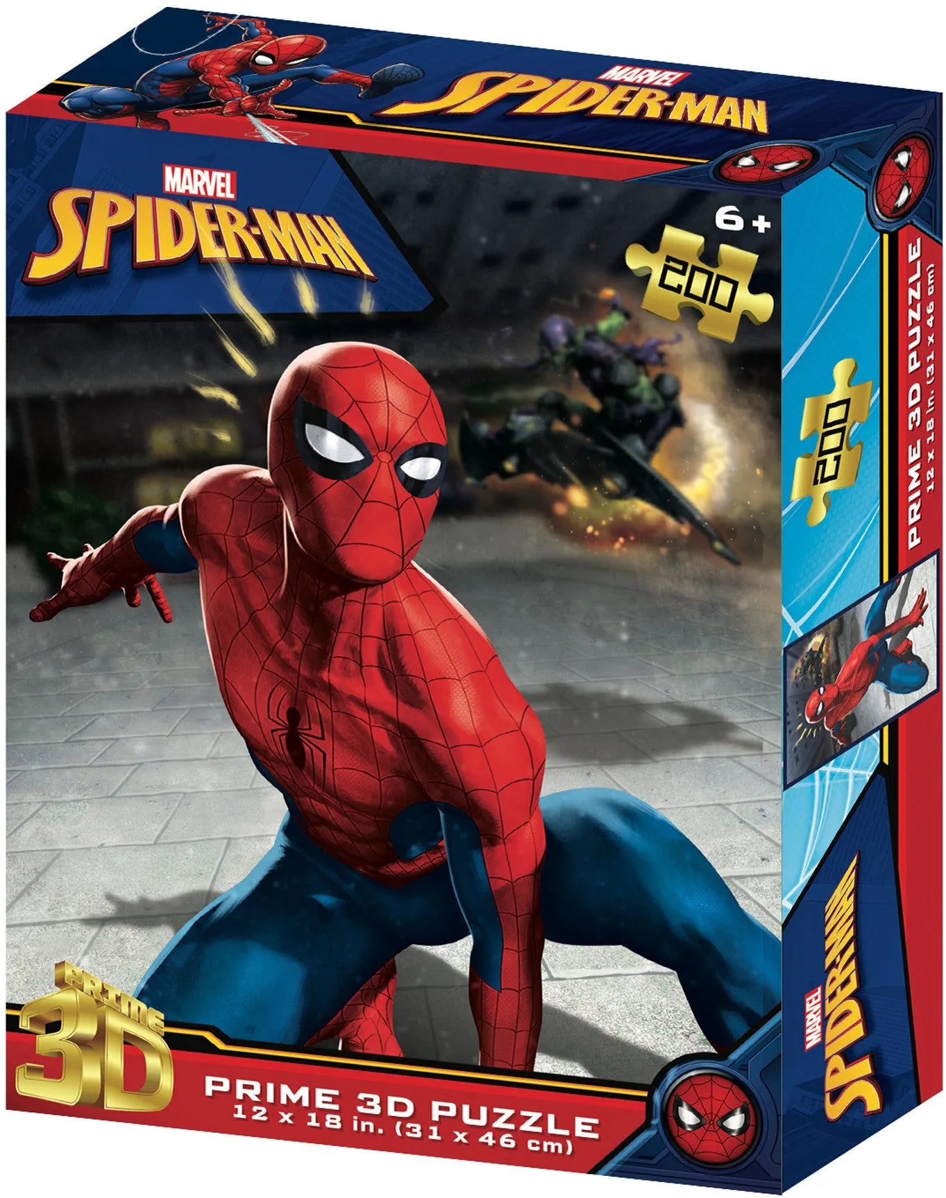 Prime3D Marvel Spider-Man - 200 Piece 3D Puzzle