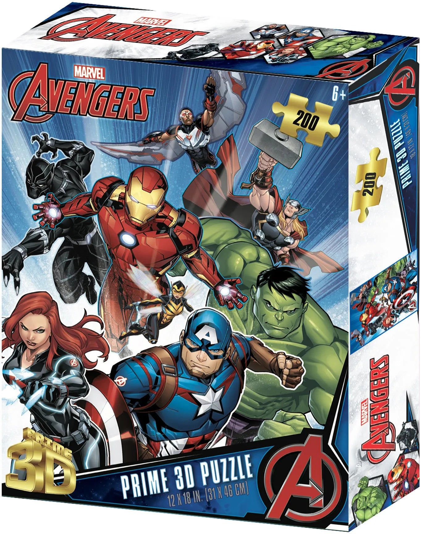 VR-115999 Prime3D Marvel Avengers - 200 Piece 3D Puzzle - Prime3D - Titan Pop Culture