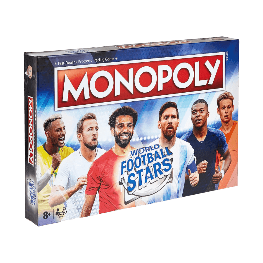 VR-116130 World Football Stars Monopoly - Winning Moves - Titan Pop Culture