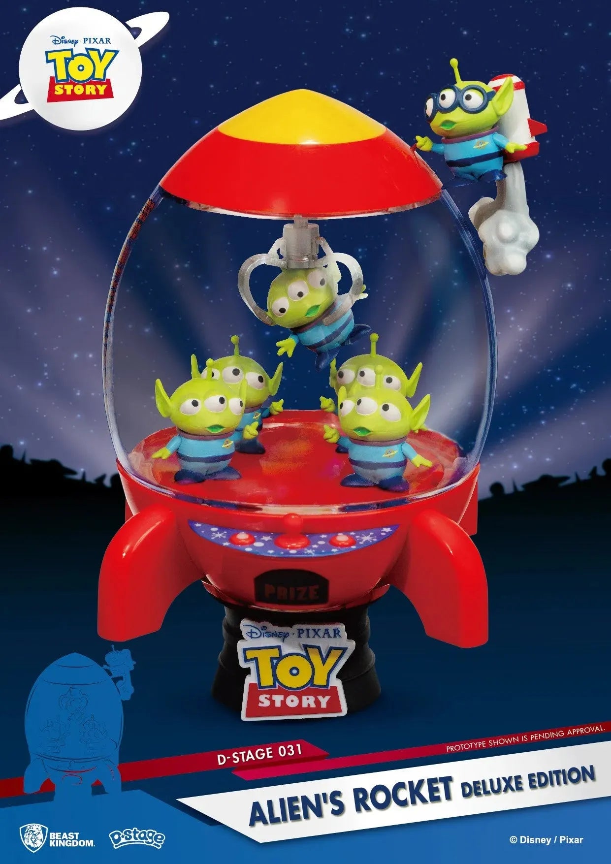 VR-116356 Beast Kingdom D Stage Toy Story Aliens Rocket Deluxe Edition - Beast Kingdom - Titan Pop Culture