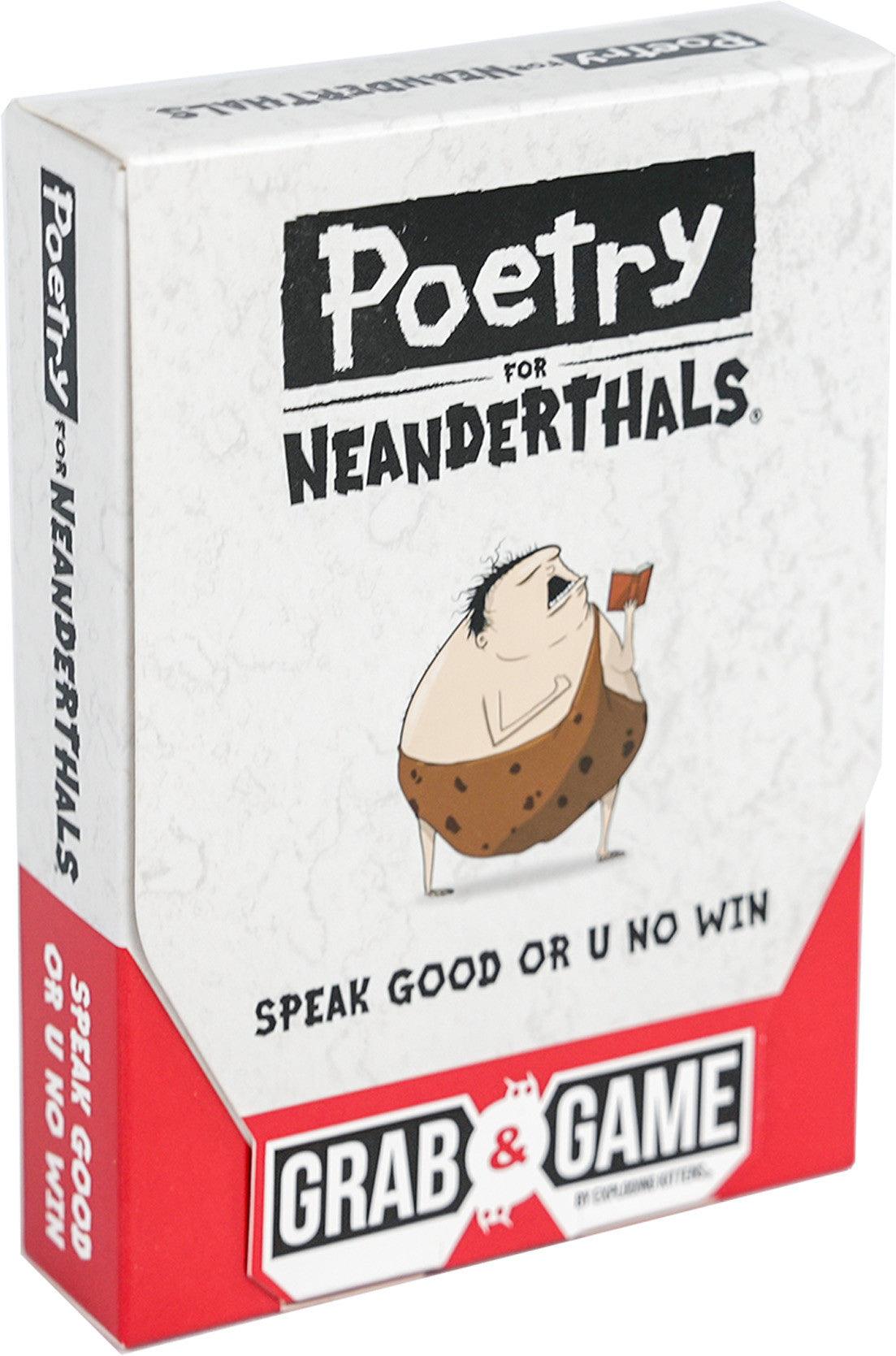 VR-116904 Grab & Game - Poetry For Neanderthals (by Exploding Kittens) - Exploding Kittens - Titan Pop Culture