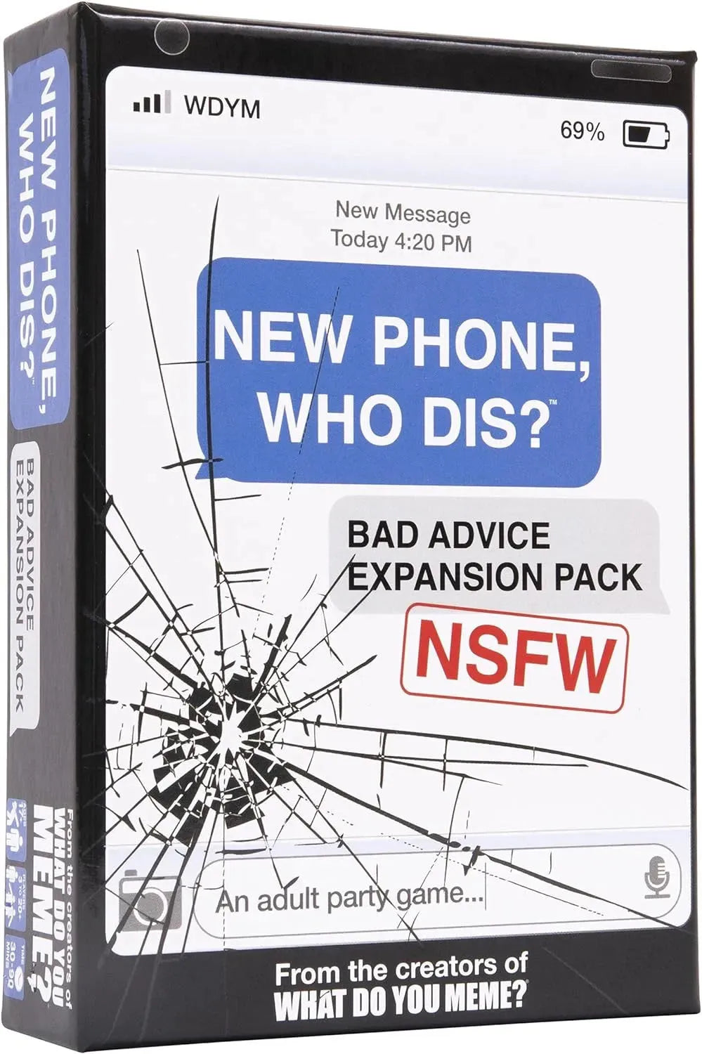 VR-117332 New Phone, Who Dis? Bad Advice Expansion Pack - What Do You Meme - Titan Pop Culture