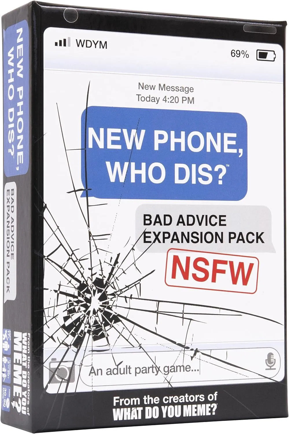 VR-117332 New Phone, Who Dis? Bad Advice Expansion Pack - What Do You Meme - Titan Pop Culture