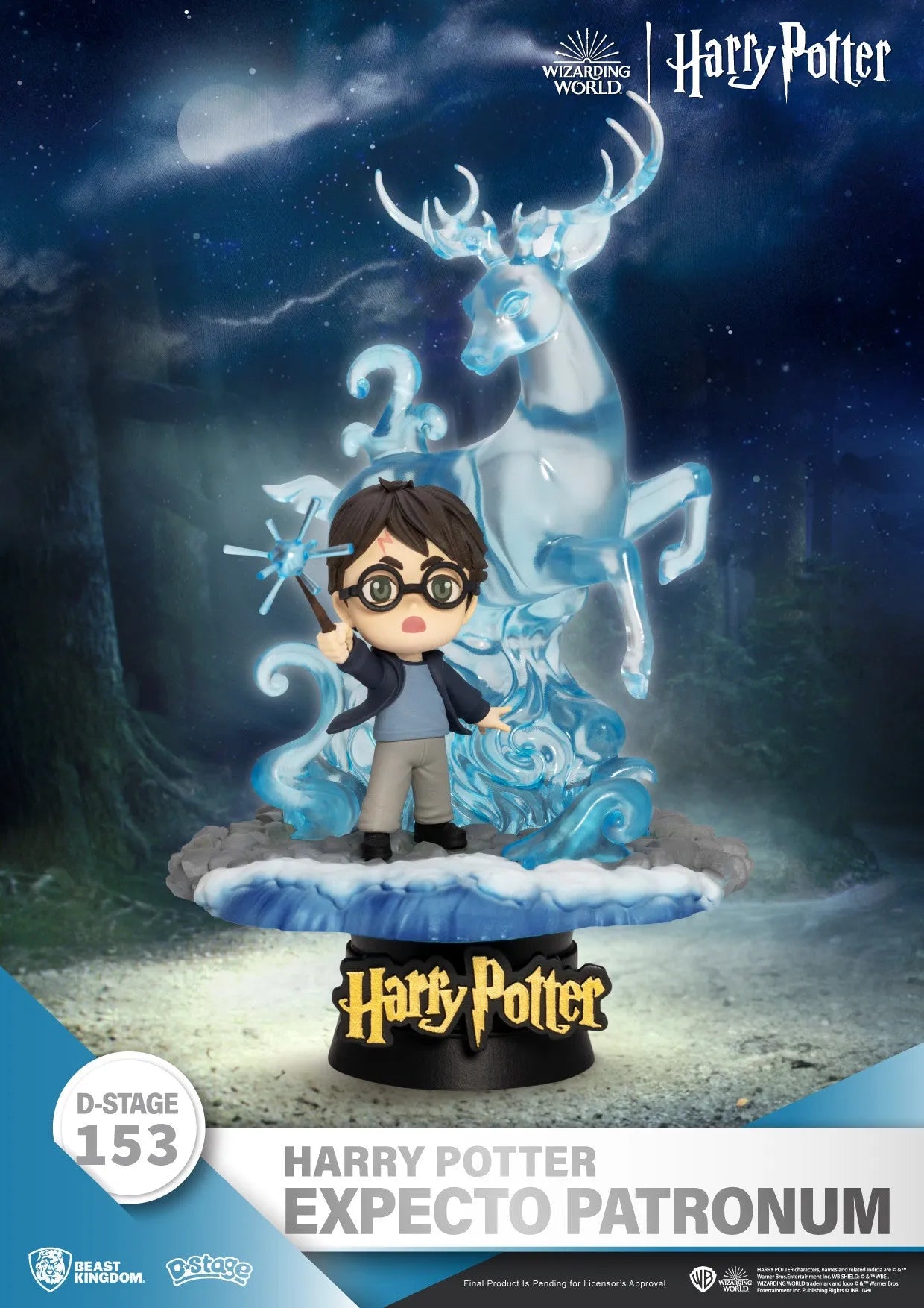 VR-117375 Beast Kingdom D Stage Harry Potter Expecto Patronum - Beast Kingdom - Titan Pop Culture