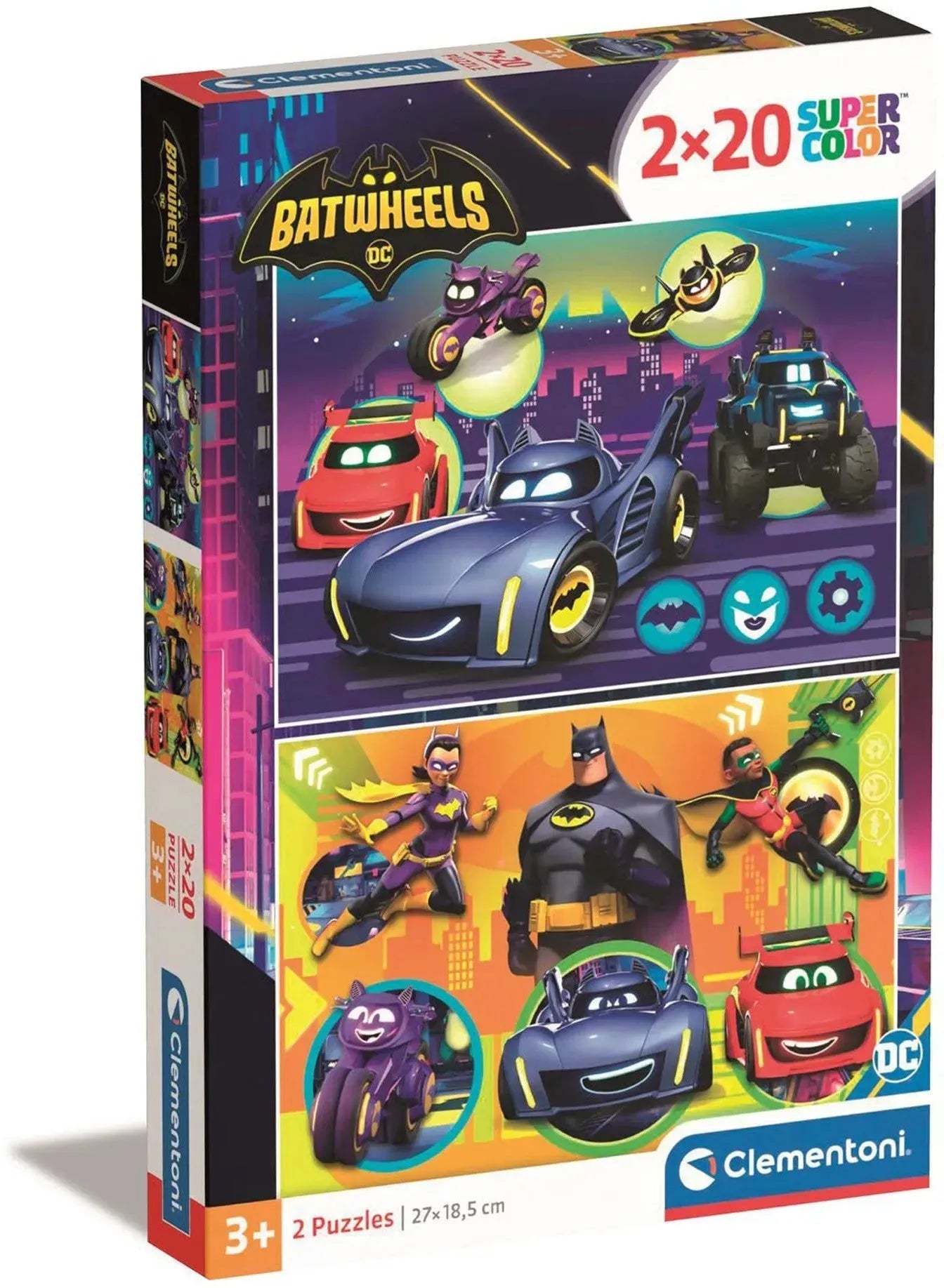 VR-117459 Clementoni Puzzle Batwheels 2x 20 Piece Puzzle - Clementoni - Titan Pop Culture