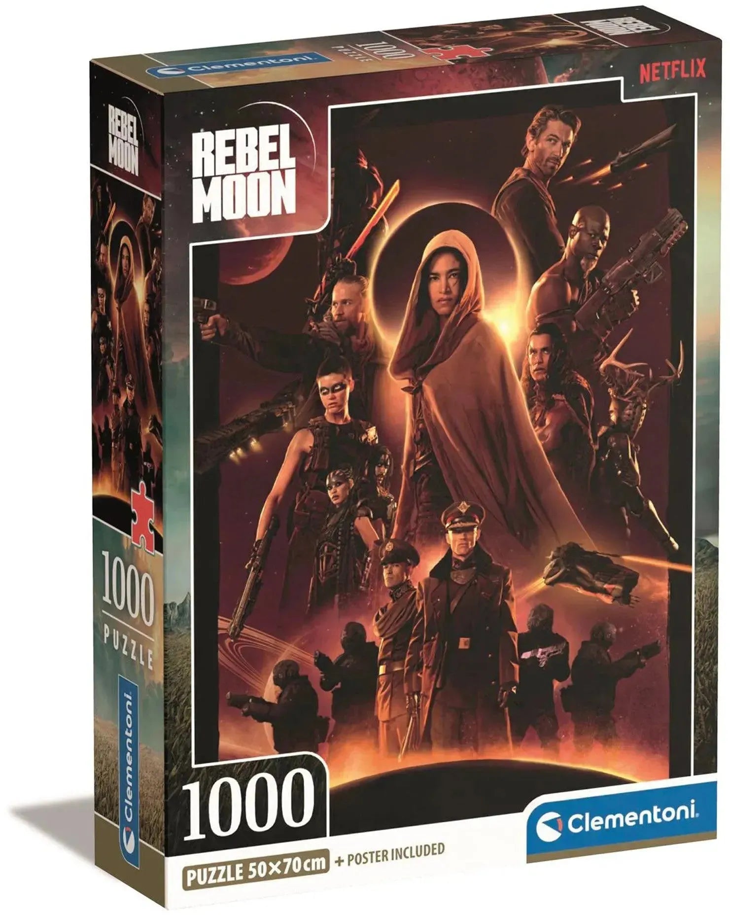 VR-117492 Clementoni Puzzle Netflix Rebel Moon Compact 3 1000 Piece Puzzle - Clementoni - Titan Pop Culture