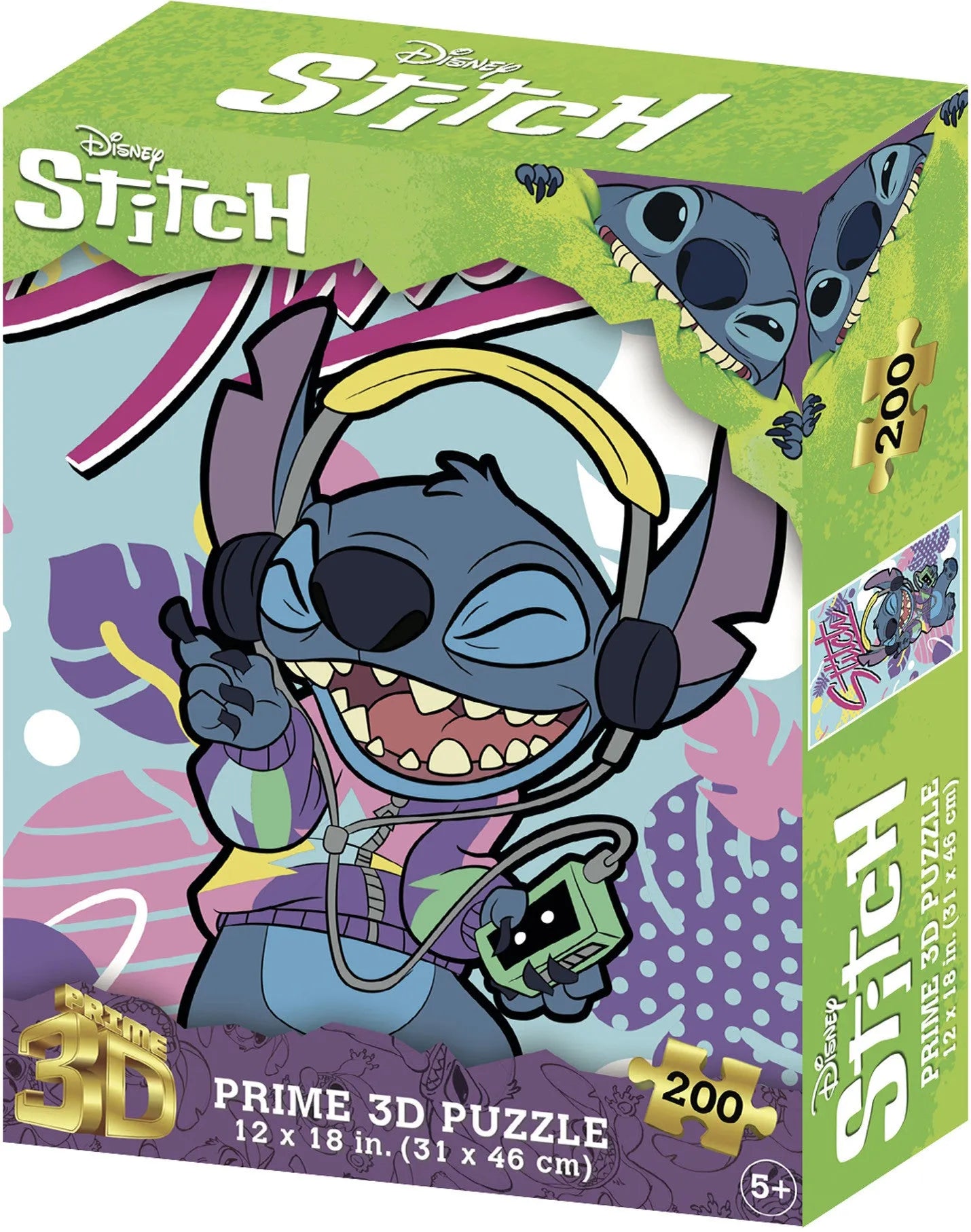 VR-117592 Prime 3D Disney Stitch - 200 Piece 3D Puzzle #2 - Prime3D - Titan Pop Culture