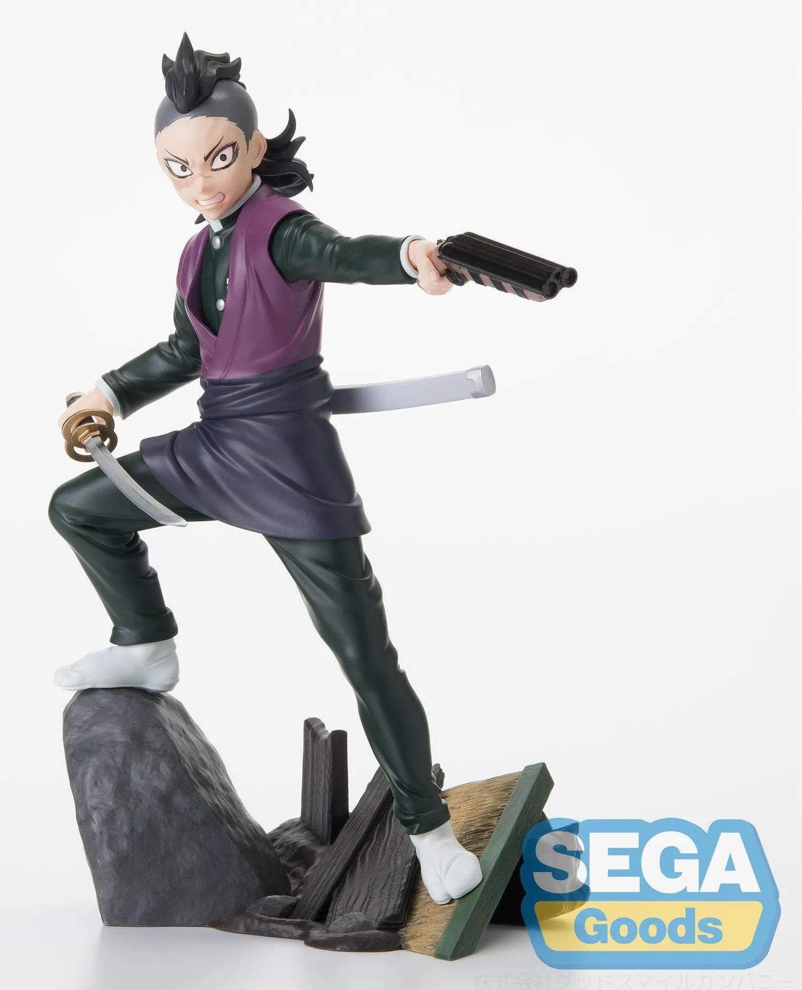 VR-117768 Demon Slayer Kimetsu no Yaiba Xross Link Anime Figure Genya Shinazugawa Swordsmith Village Arc - Good Smile Company - Titan Pop Culture