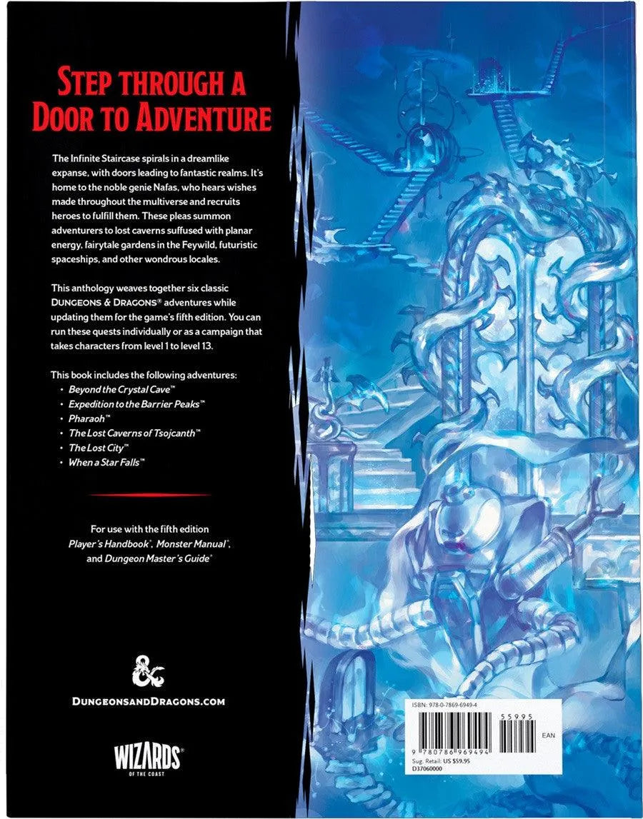 VR-118001 D&D Dungeons & Dragons Quests from the Infinite Staircase Hardcover - Wizards of the Coast - Titan Pop Culture