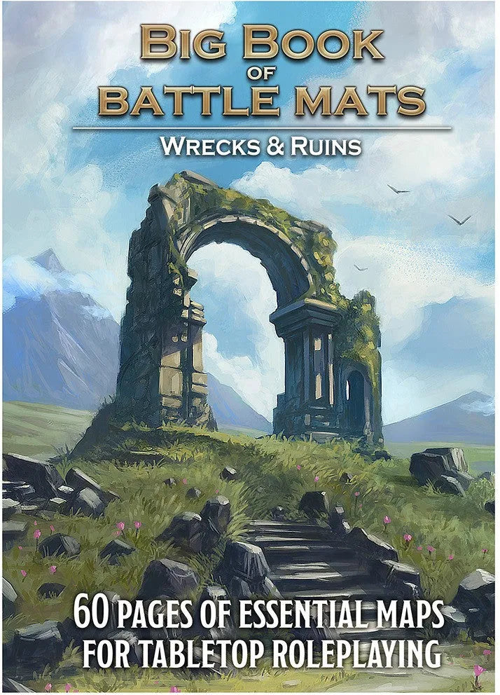 VR-118010 Big Book of Battle Mats - Wilds Wrecks and Ruins - Loke BattleMats - Titan Pop Culture