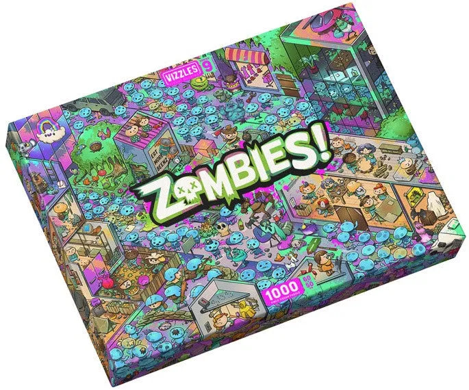 VR-118177 Vizzles Zombies! 1000pc Jigsaw Puzzle - Vizzles - Titan Pop Culture