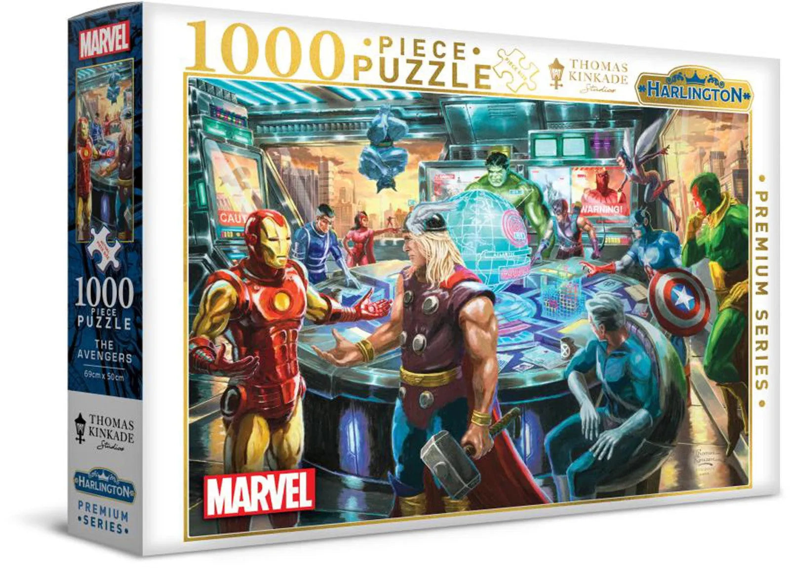 Harlington Thomas Kinkade PQ - Marvel - The Avengers 1000 Piece Puzzle