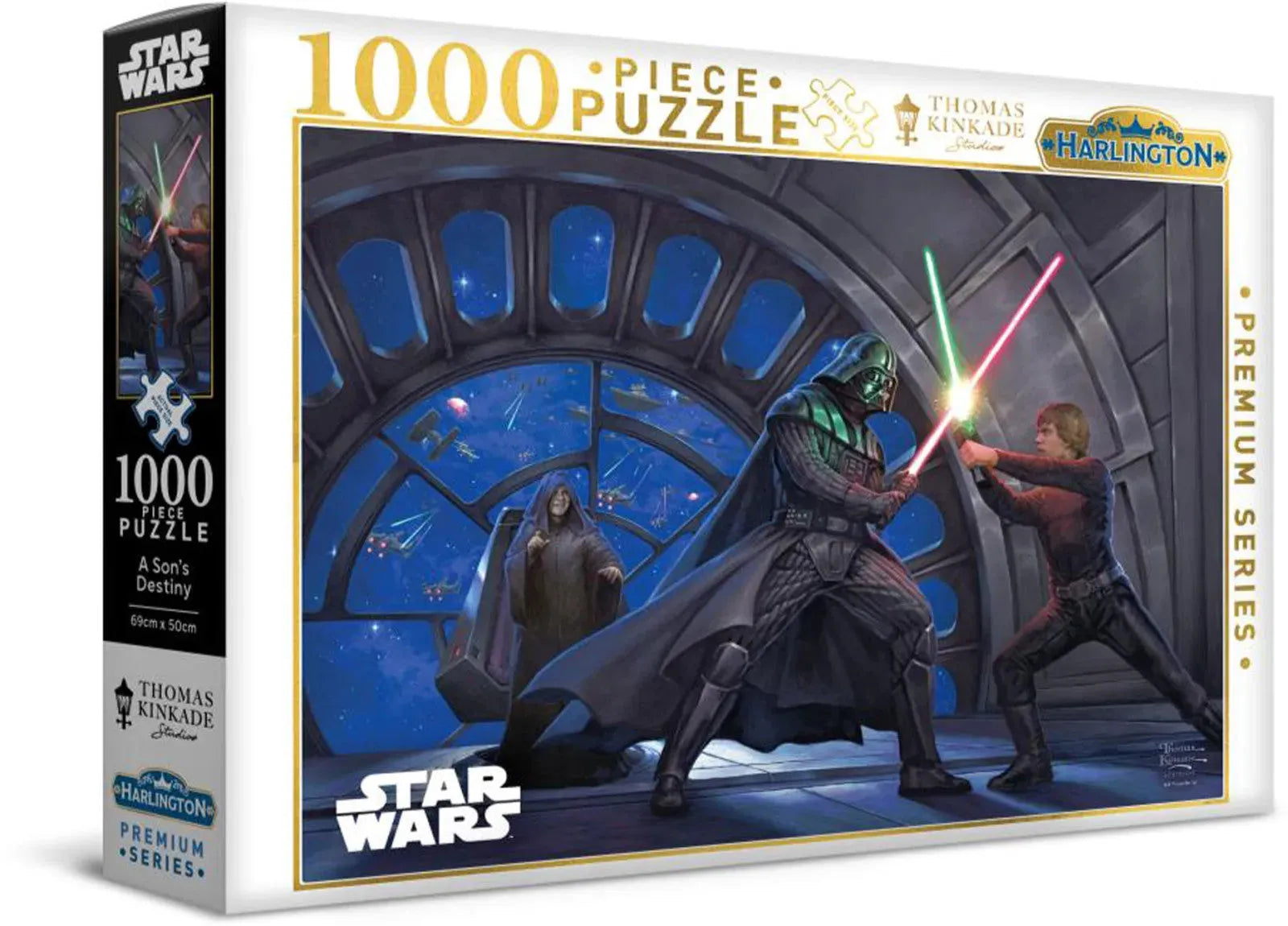 VR-118260 Harlington Thomas Kinkade PQ - Star Wars - A Son's Destiny 1000 Piece Puzzle - Harlington - Titan Pop Culture