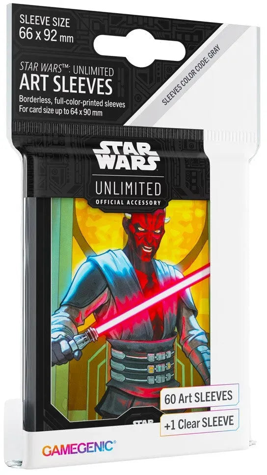 VR-118623 Gamegenic Star Wars Unlimited Art Sleeves - Darth Maul - Gamegenic - Titan Pop Culture