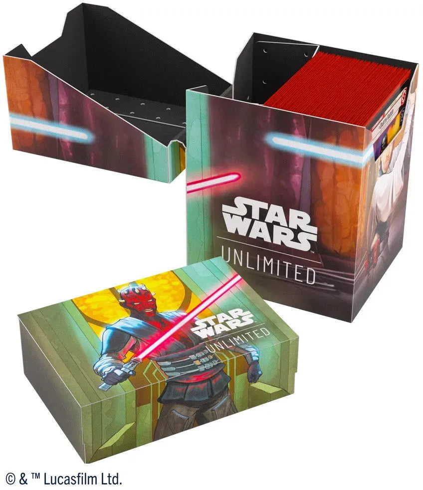 VR-118631 Gamegenic Star Wars Unlimited Soft Crate - Obi-Wan Kenobi/Darth Maul - Gamegenic - Titan Pop Culture