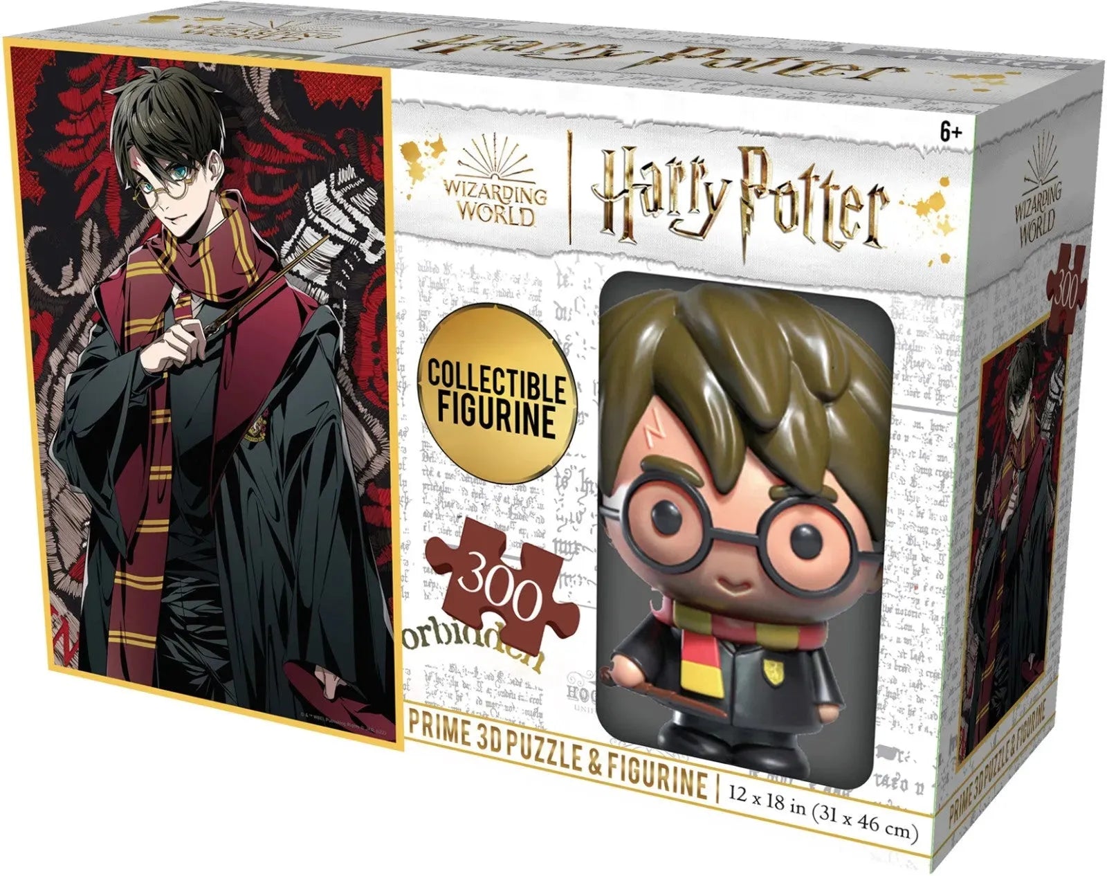 VR-118724 Prime3D Puzzle and Figurine - Harry Potter - Harry Potter 300 Piece 3D Puzzle - Prime3D - Titan Pop Culture