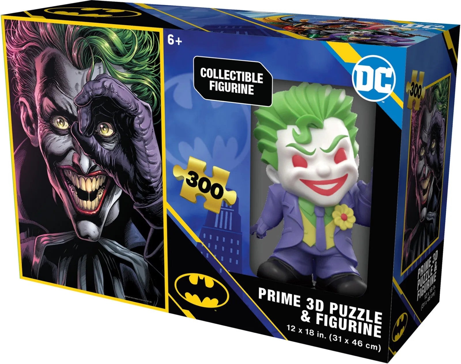 VR-118728 Prime3D Puzzle and Figurine - Joker 300 Piece 3D Puzzle - Prime3D - Titan Pop Culture