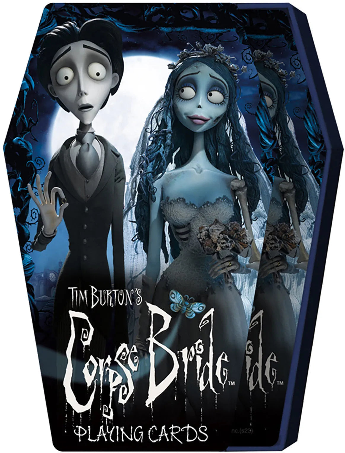 VR-119062 Playing Cards Tim Burtons Corpse Bride Coffin Box Premium - Aquarius - Titan Pop Culture