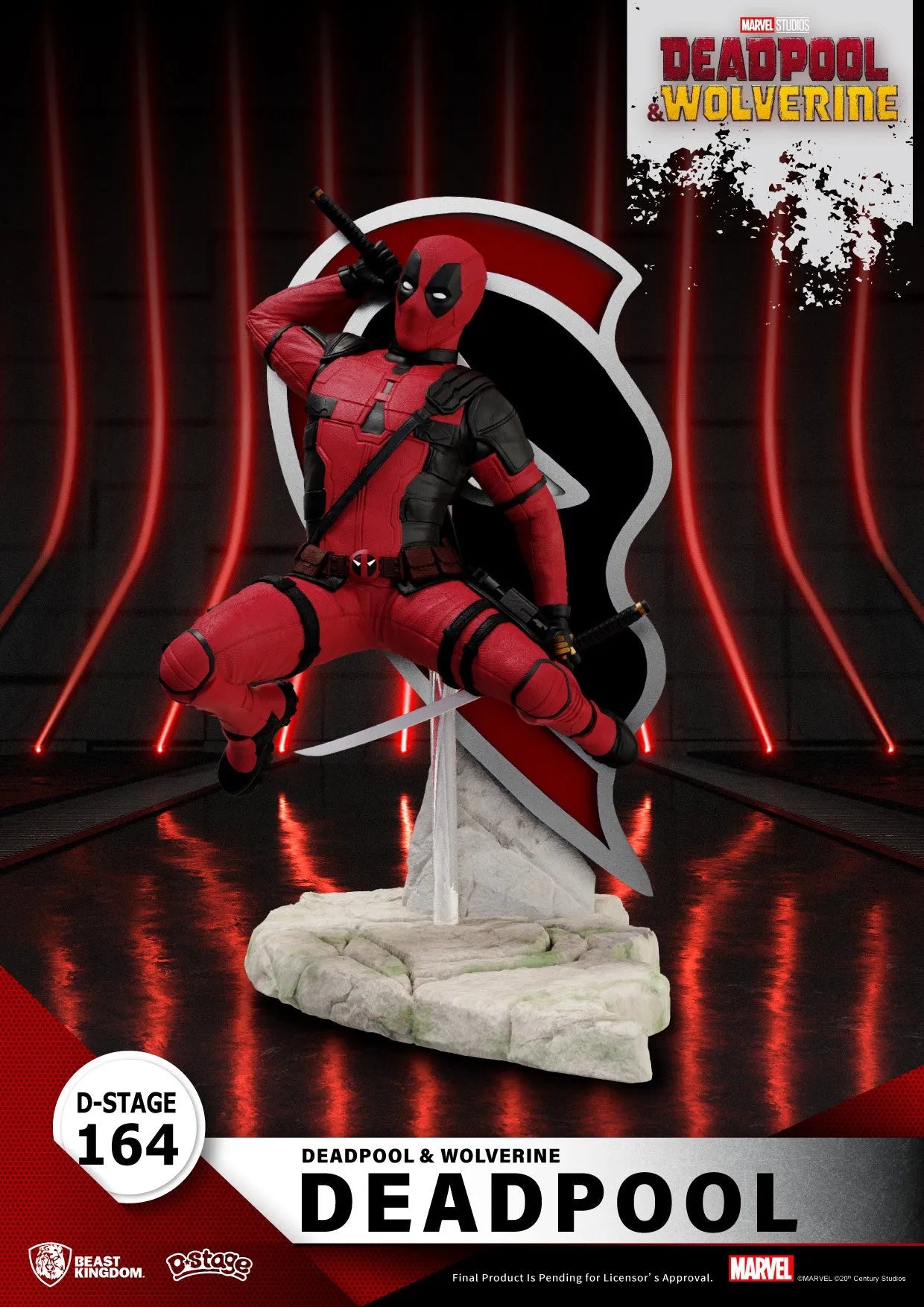 VR-120626 Beast Kingdom D Stage Deadpool & Wolverine Deadpool - Beast Kingdom - Titan Pop Culture