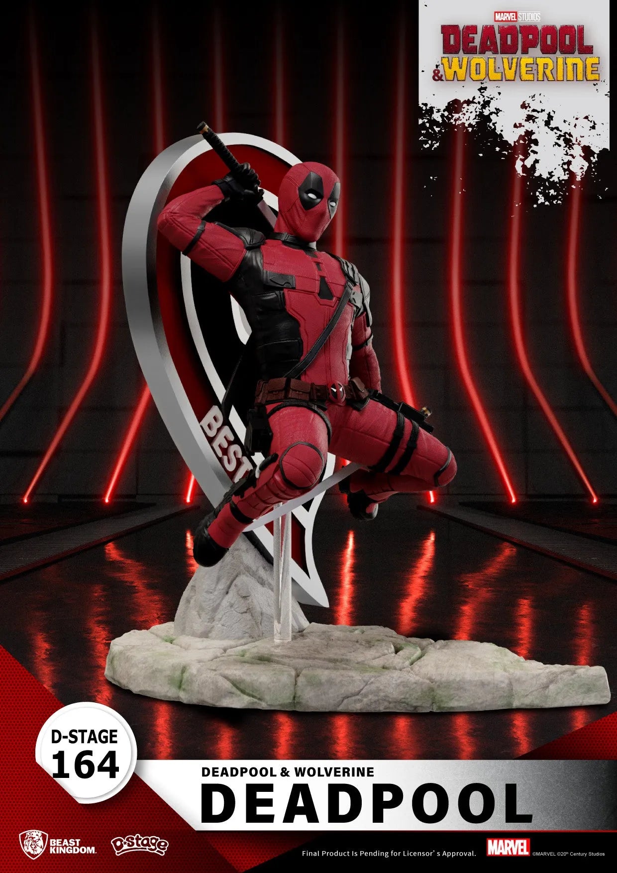 VR-120626 Beast Kingdom D Stage Deadpool & Wolverine Deadpool - Beast Kingdom - Titan Pop Culture