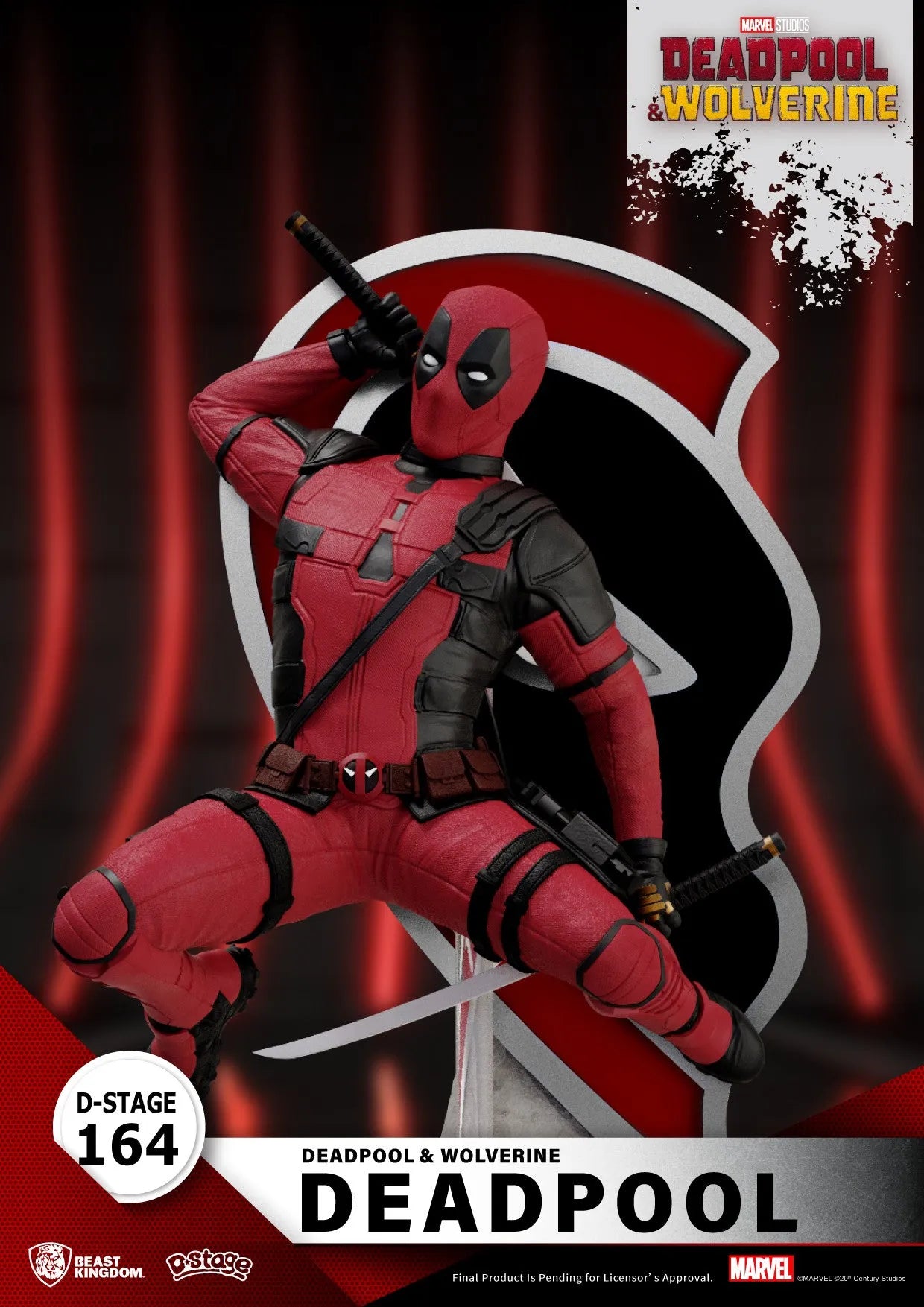 VR-120626 Beast Kingdom D Stage Deadpool & Wolverine Deadpool - Beast Kingdom - Titan Pop Culture