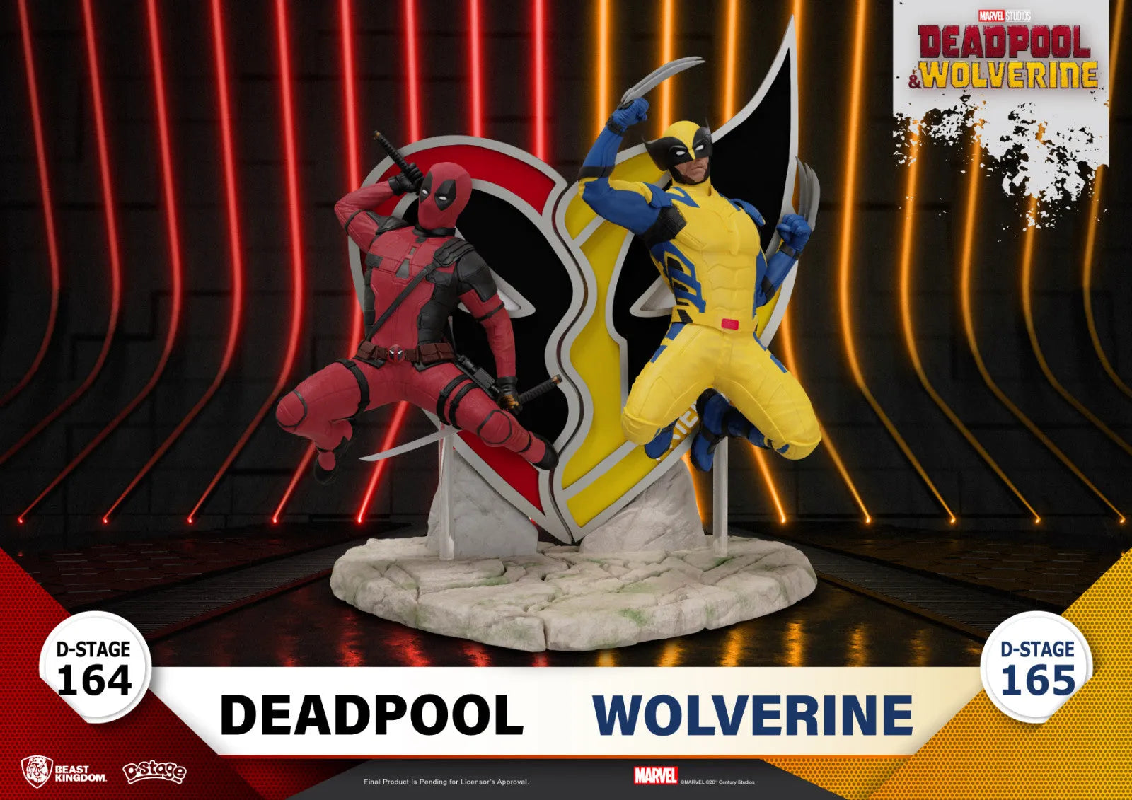 VR-120626 Beast Kingdom D Stage Deadpool & Wolverine Deadpool - Beast Kingdom - Titan Pop Culture