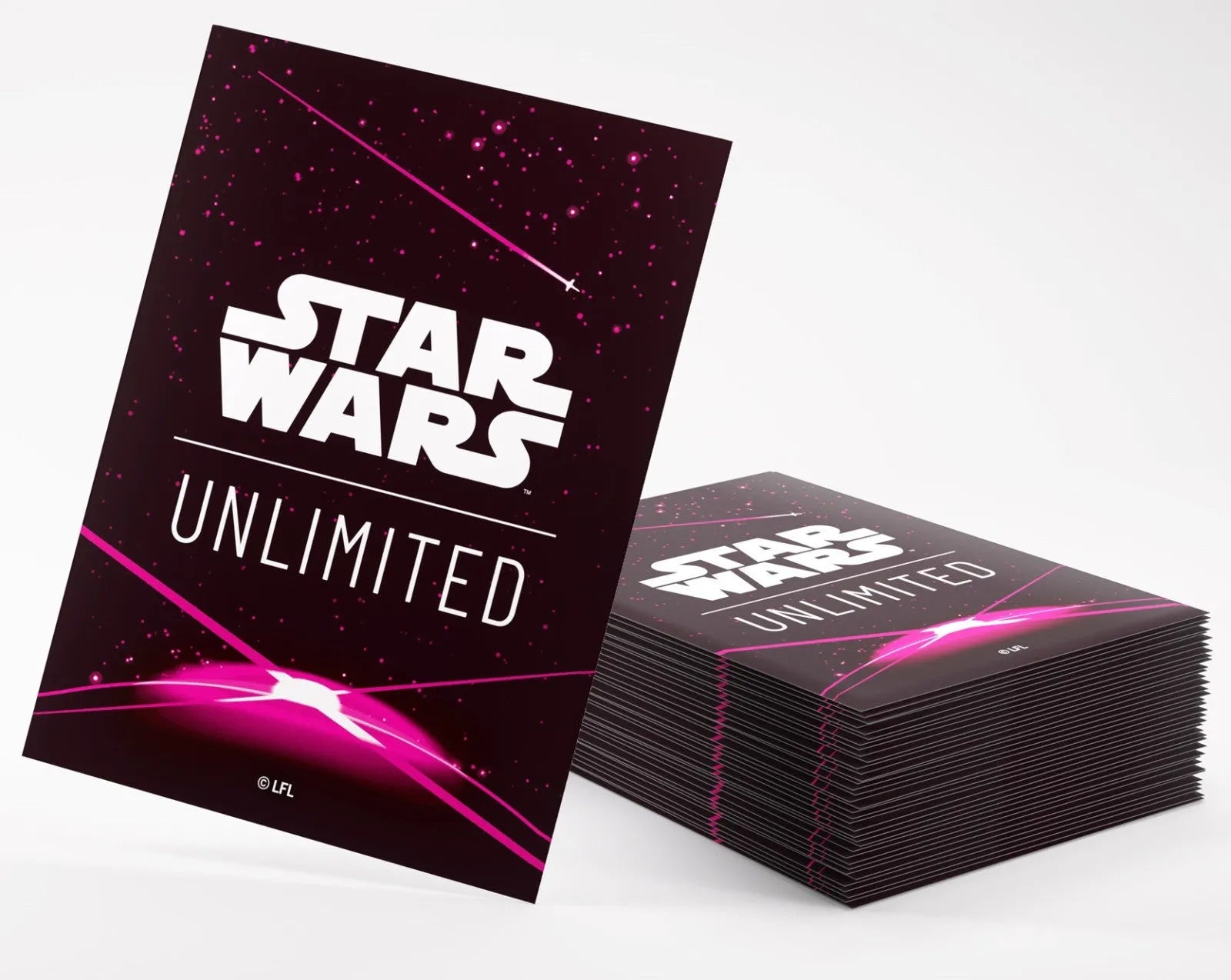 Gamegenic Star Wars Unlimited Art Sleeves - Card Back Magenta