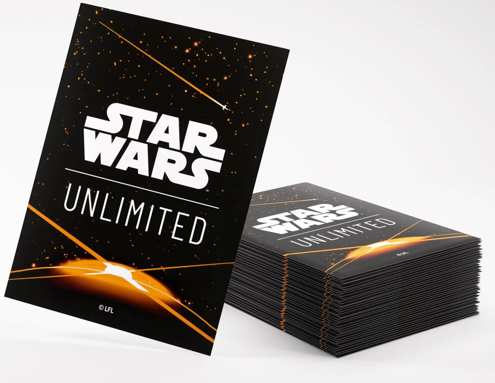 Gamegenic Star Wars Unlimited Art Sleeves - Card Back Orange