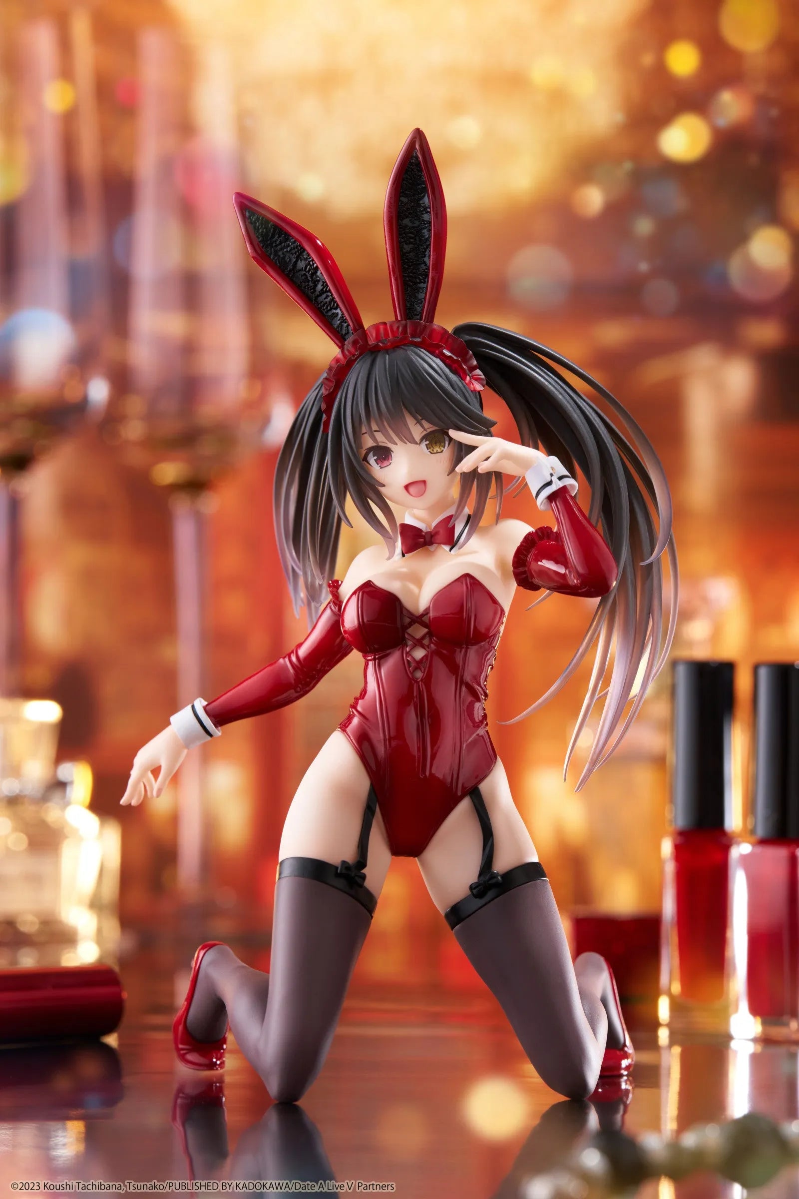 VR-122244 Date a Live V Desktop Cute Figure Kurumi Tokisaki (Bunny Version) - TAITO - Titan Pop Culture
