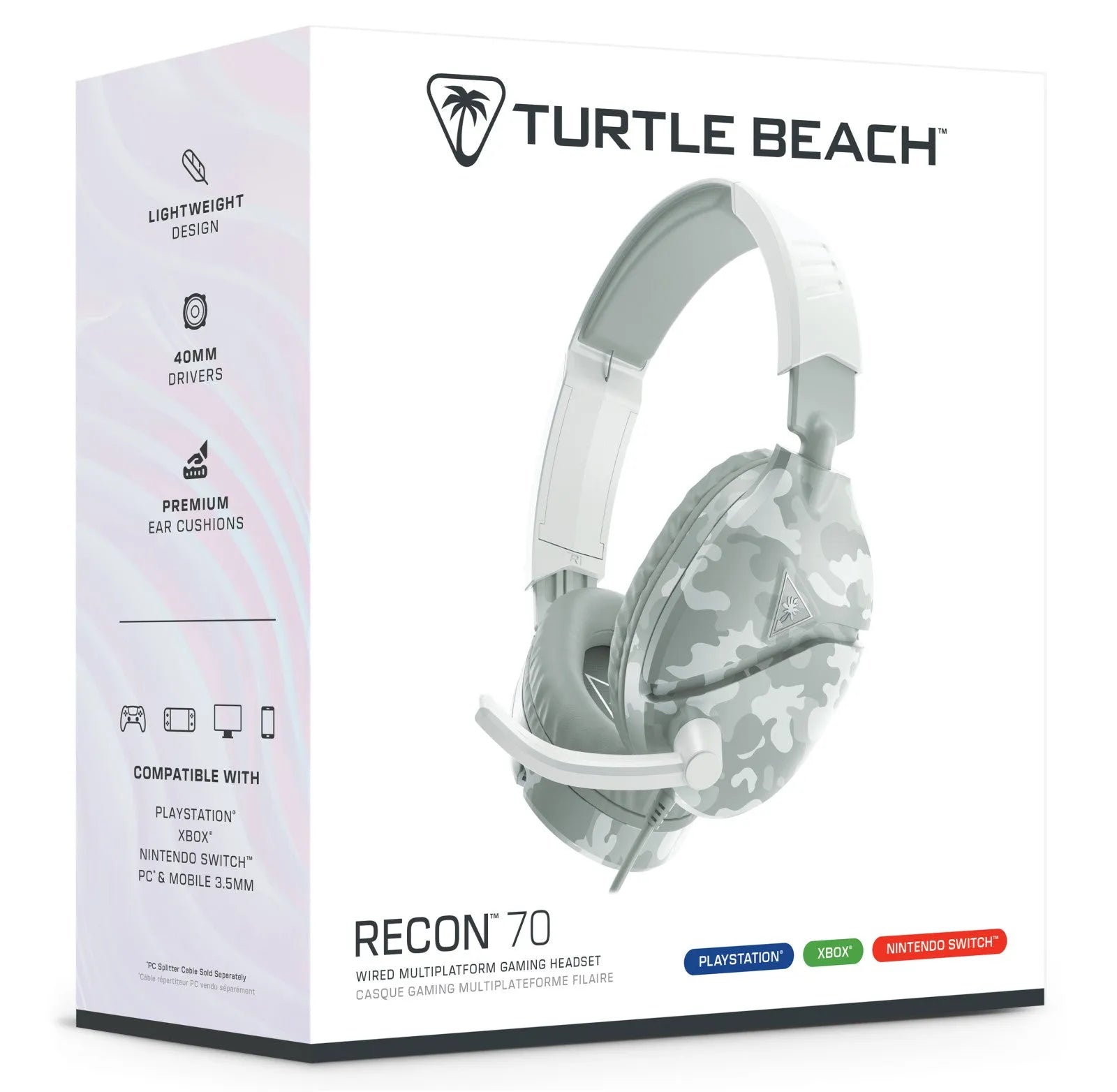 VR-123138 Multiplatform Turtle Beach Recon 70 Headset - Artice Camo - Titan Pop Culture - Titan Pop Culture