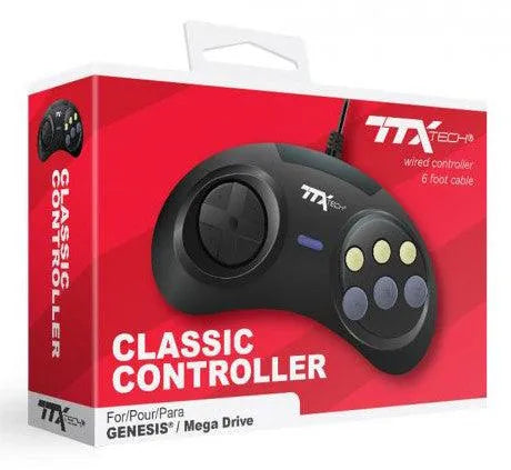 VR-22021 Megadrive Controller Wired 6 Button RetroPad - VR Distribution - Titan Pop Culture