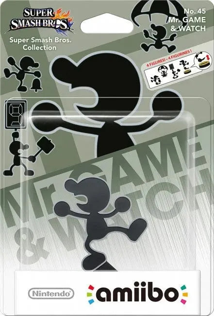 VR-23989 WiiU Amiibo Smash Bros Mr Game & Watch - Nintendo - Titan Pop Culture