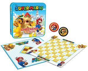 VR-28290 Super Mario Checkers/Tic Tac Toe Combo - The Op - Titan Pop Culture