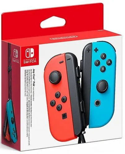 VR-34077 SWI Joy-Con Pair Controller - Neon Red/Neon Light Blue - Nintendo - Titan Pop Culture