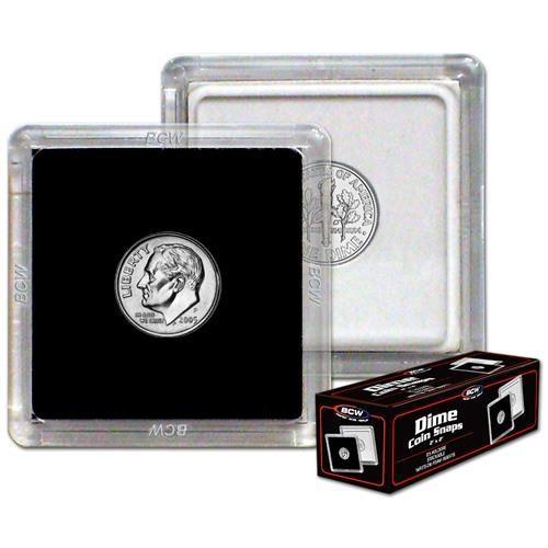 VR-39351 BCW Coin Snap Black Dime (2' x 2') - BCW - Titan Pop Culture
