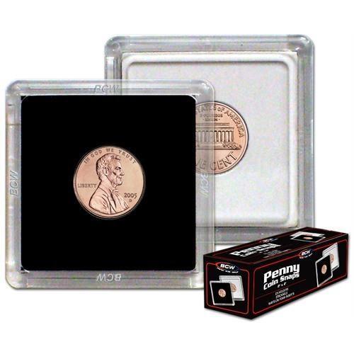 VR-39377 BCW Coin Snap Black Penny (2" x 2") - BCW - Titan Pop Culture