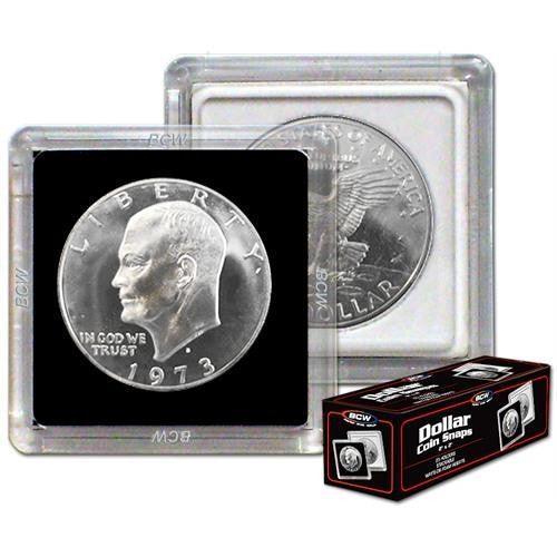 VR-39386 BCW Coin Snap Black Dollar (2" x 2") - BCW - Titan Pop Culture