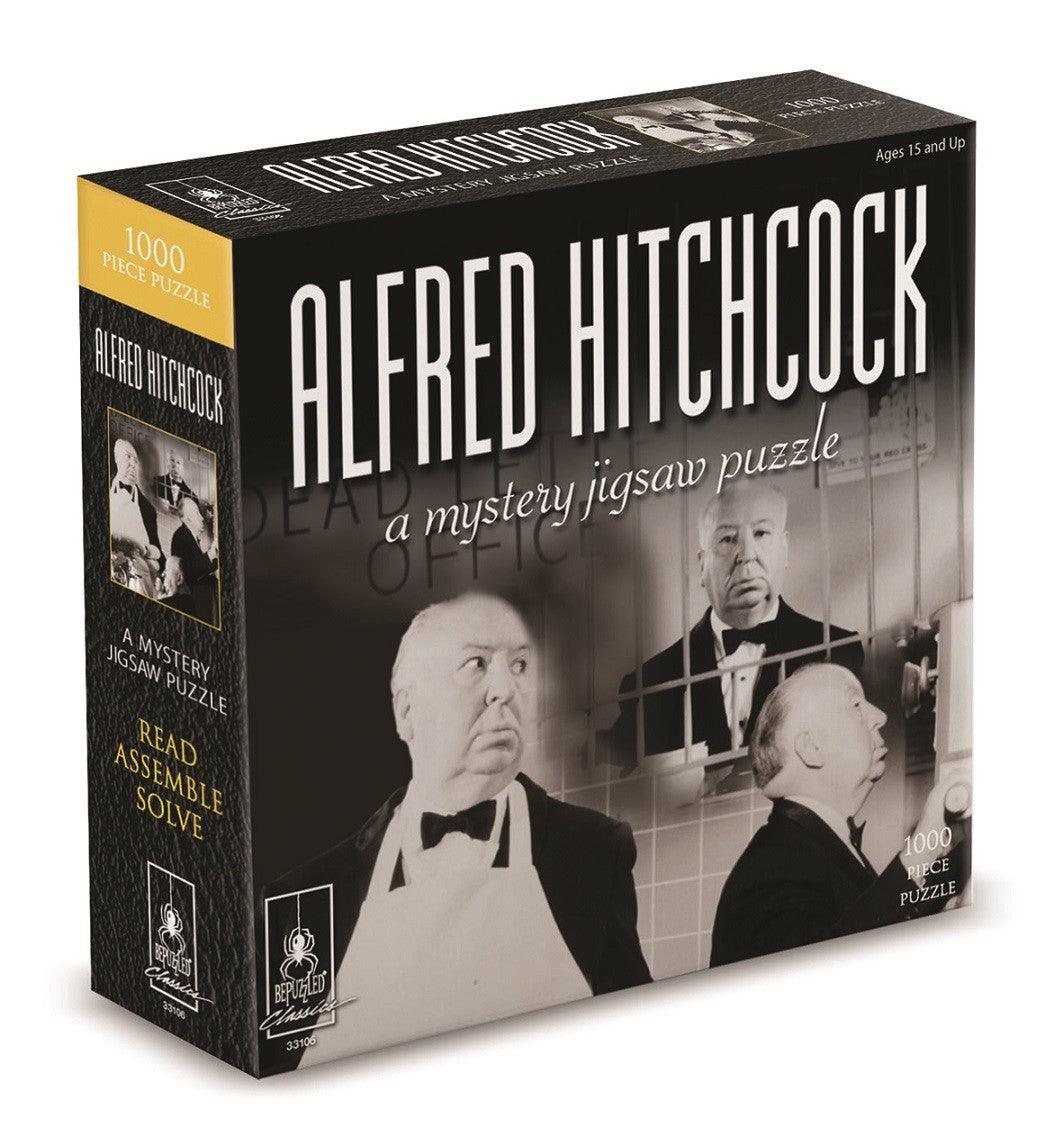 VR-42040 Bepuzzled Puzzle Alfred Hitchcock a Mystery Jigsaw Puzzle 1,000 pieces - U Games - Titan Pop Culture